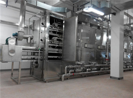 100kg/h de aço inoxidável DW Mesh Belt Dryer Oven Machine